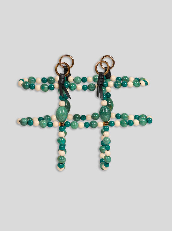 Etro , Decorative Bag Cage With Marbles, Man, Green In Green