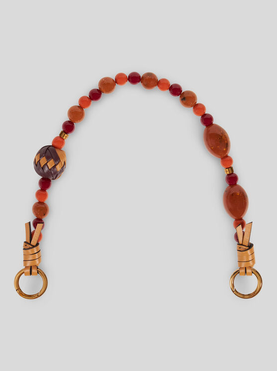 Etro Bag Handle With Marbles In Orange