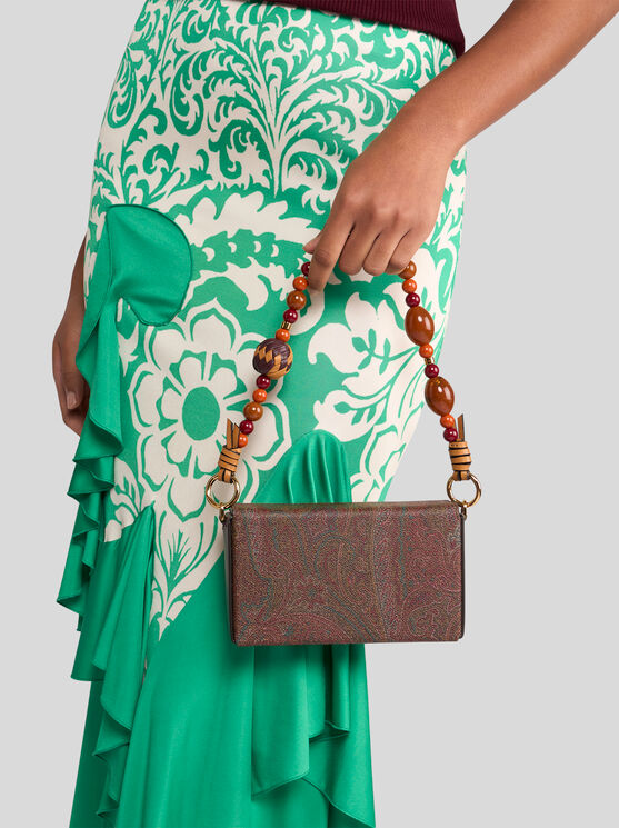 Etro Bag Handle With Marbles In Orange