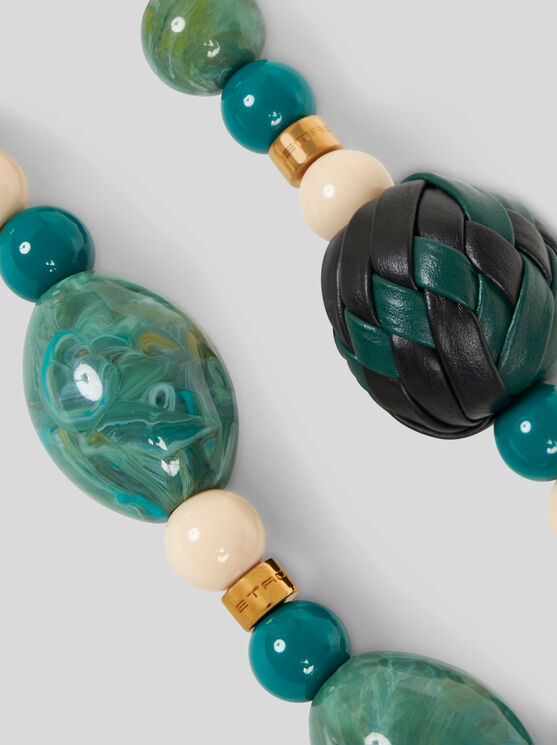 Etro Bag Handle With Marbles In Grün