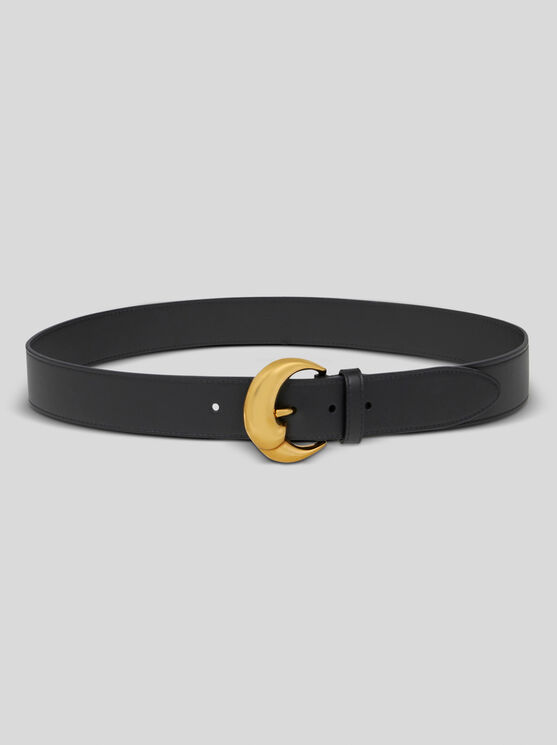 Etro , Belt With Paisley Buckle, Woman, Black, Size 95 In Black