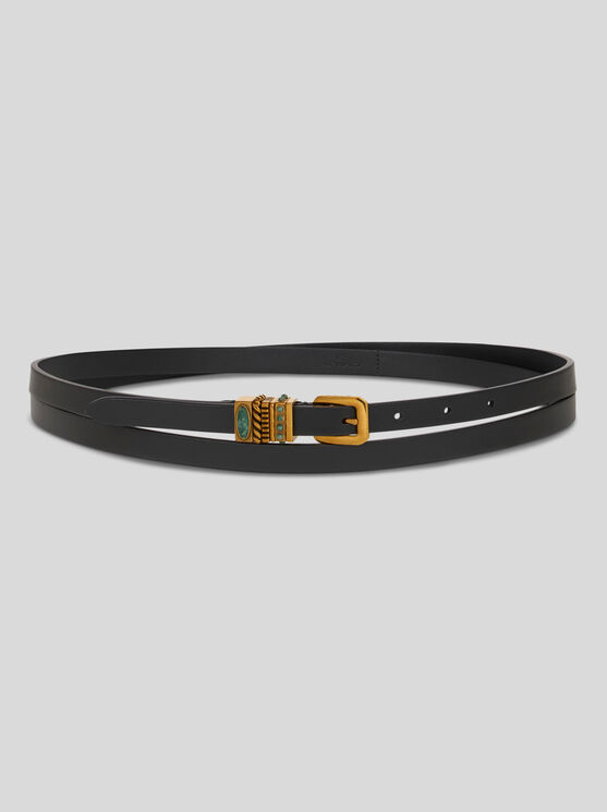 Etro Adjustable Waist Belt In Schwarz