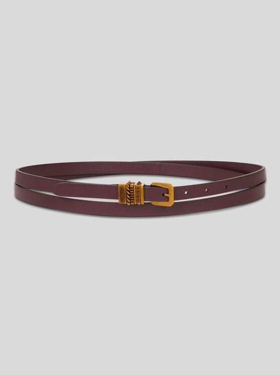 Etro Leather Belt In Braun