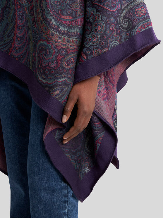 Etro Paisley Open-front Cape