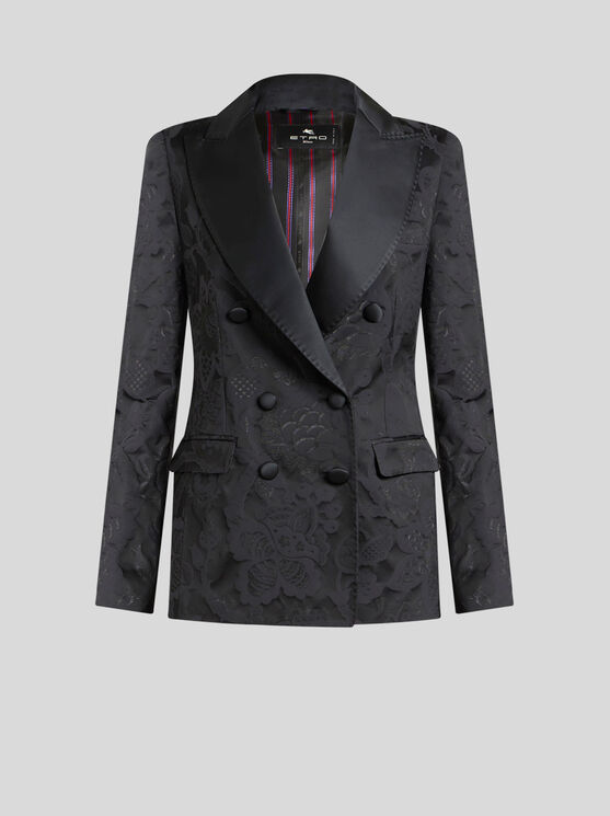 ETRO ZWEIREIHIGER JACQUARDBLAZER 