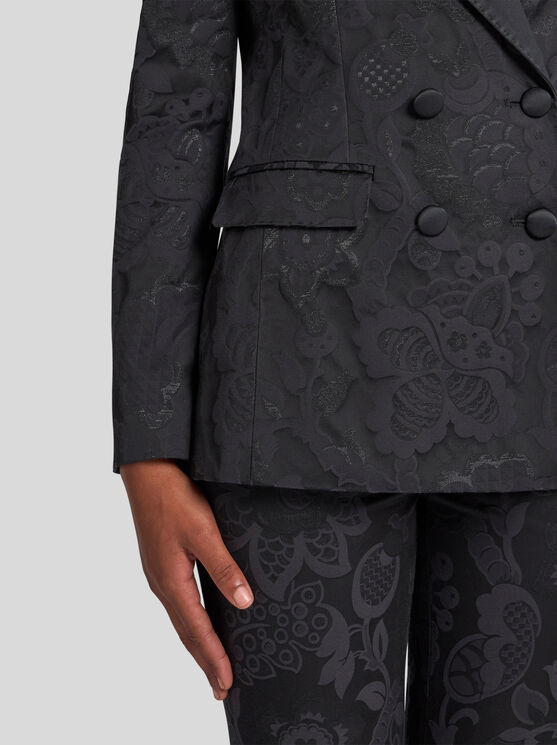 ETRO ZWEIREIHIGER JACQUARDBLAZER 