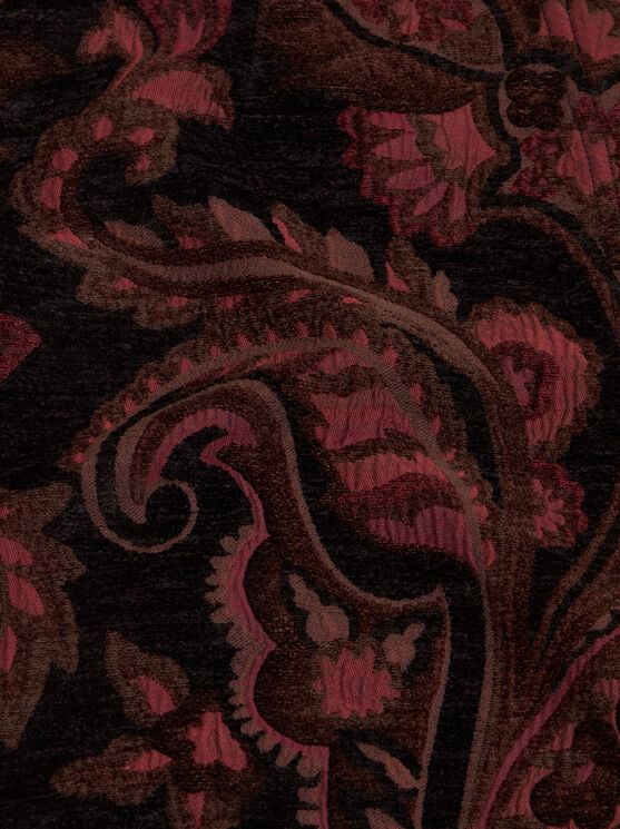 Etro , Reversible Jacquard Waistcoat, Woman, Black, Size 48 In Black