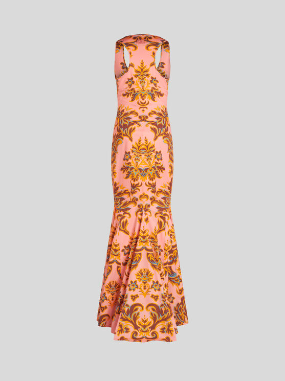 Shop Etro Cotton Shirt Dress In Rosa