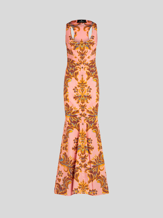 Shop Etro Cotton Shirt Dress In Rosa