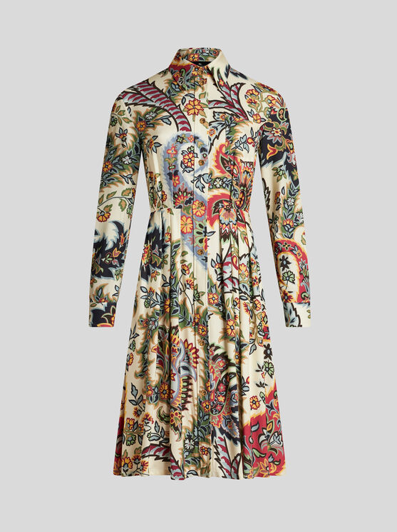 ETRO SHIRT DRESS WITH PAISLEY PRINT 