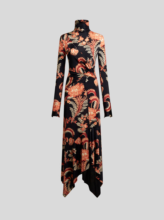 ETRO PRINTED JERSEY DRESS 