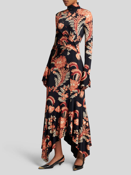 ETRO PRINTED JERSEY DRESS 