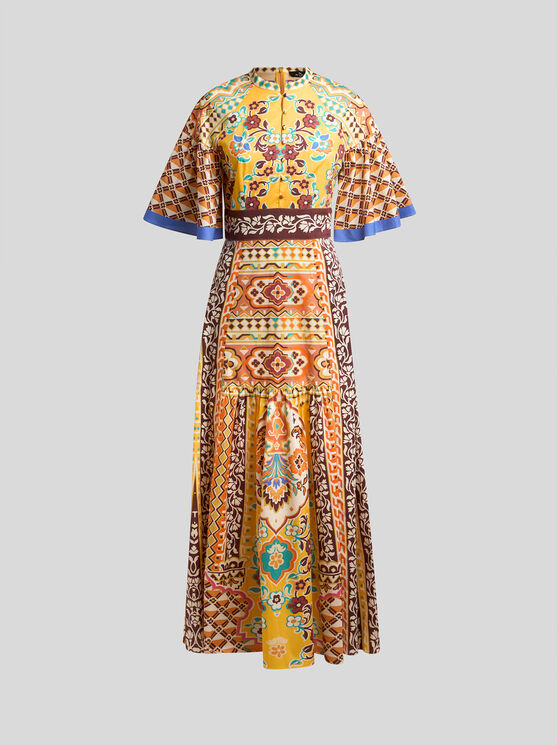 Etro Popeline-kleid Mit Print