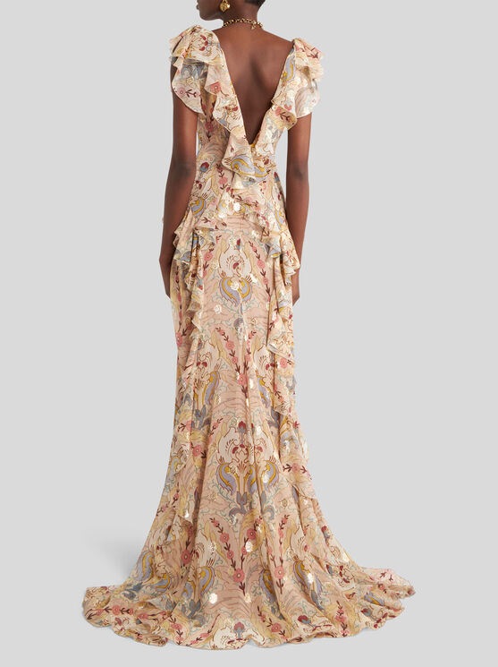 Etro Fiesta Fil Coupe Gown