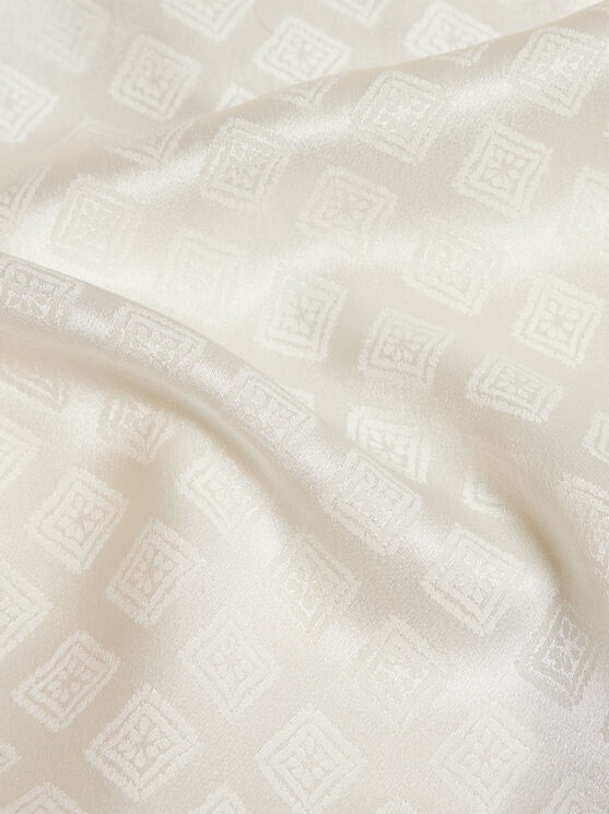 Shop Etro , Silk Jacquard Shirt, Woman, White, Size 44
