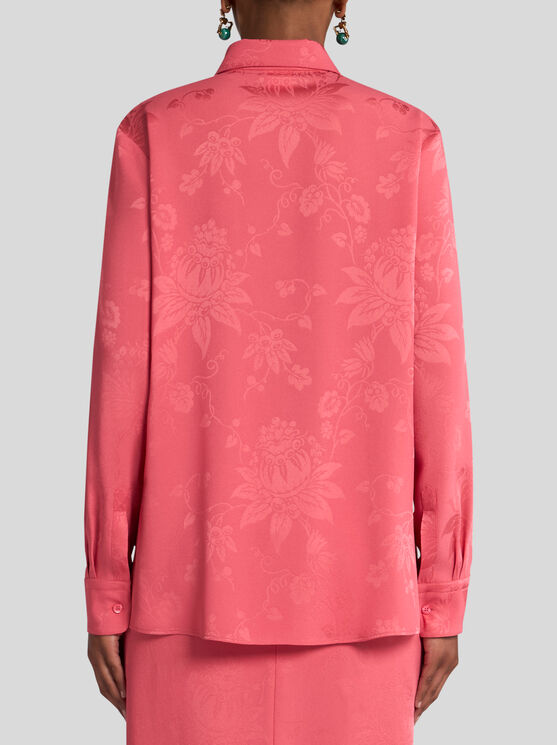 ETRO , FLORAL SHIRT, WOMAN, PINK, SIZE 48