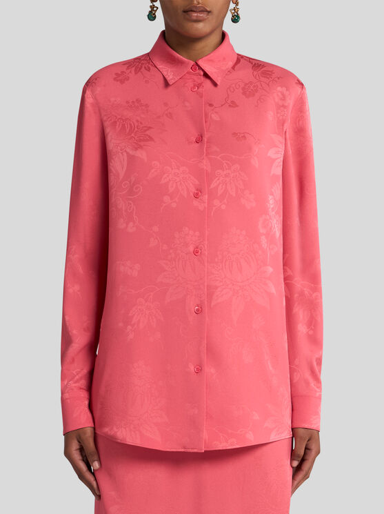 Shop Etro , Floral Shirt, Woman, Pink, Size 48