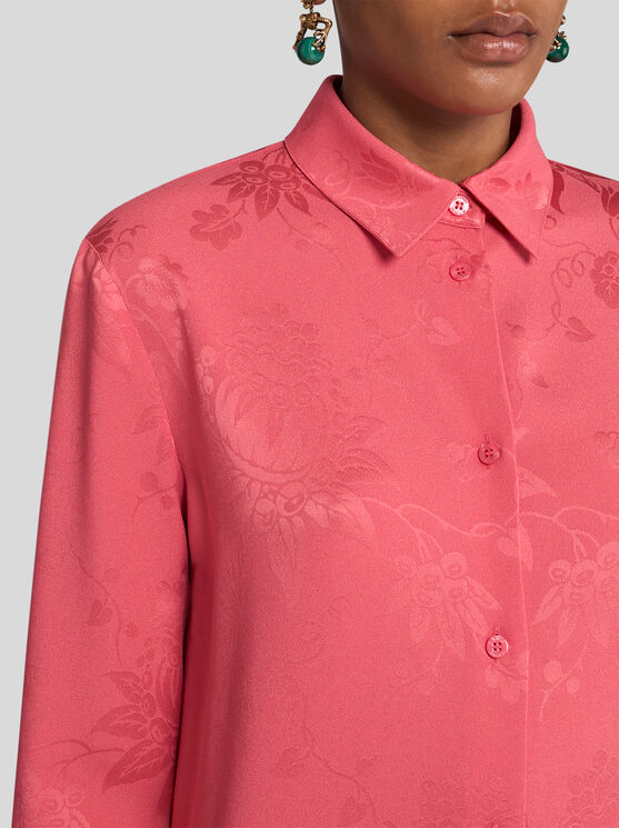 Shop Etro , Floral Shirt, Woman, Pink, Size 48