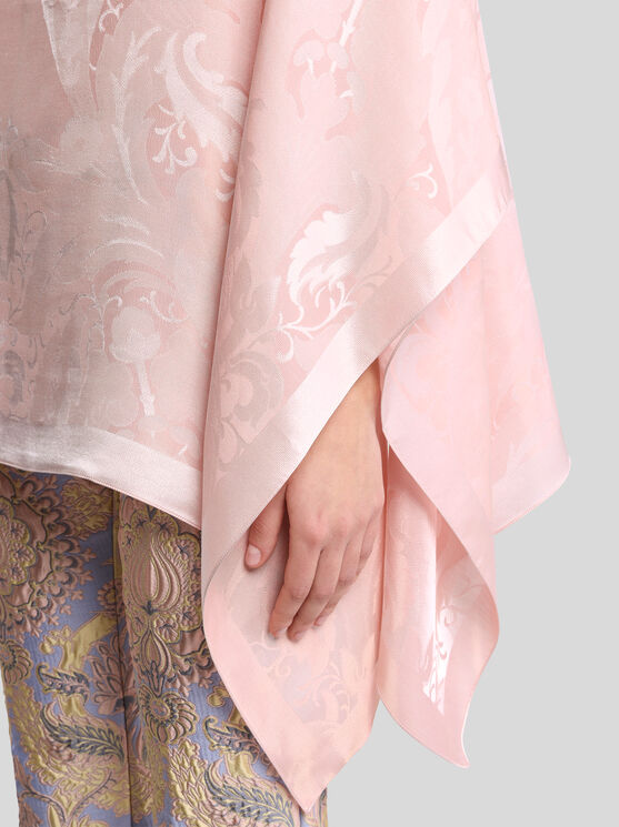 Etro Paisley-jacquard Cape Top