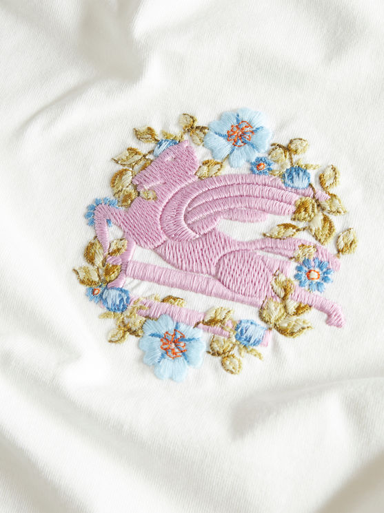 Shop Etro T-shirt With Embroidery In White