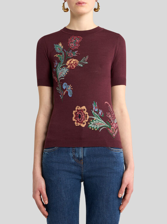 Etro Floral-jacquard Top