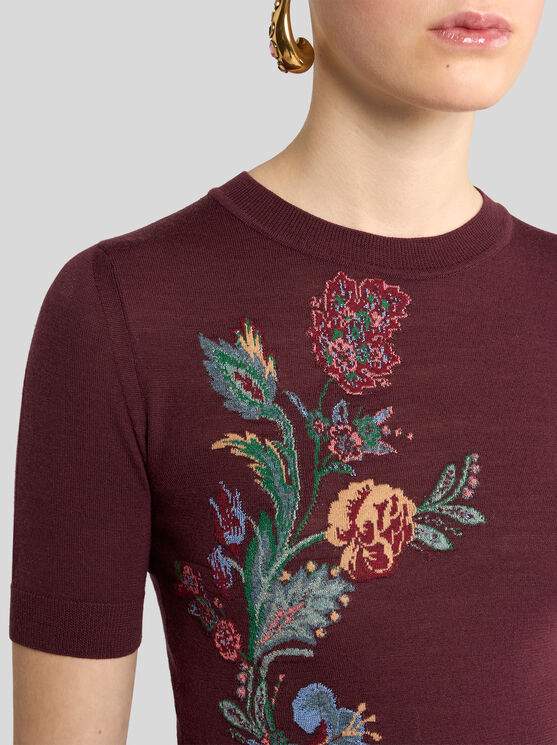 Etro Floral-jacquard Top