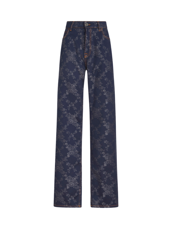 ETRO BAGGY JACQUARD JEANS