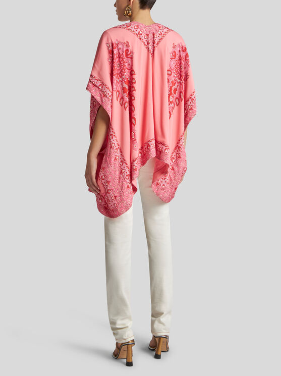 ETRO KESA ROBE WITH TONAL PLACED PRINTS