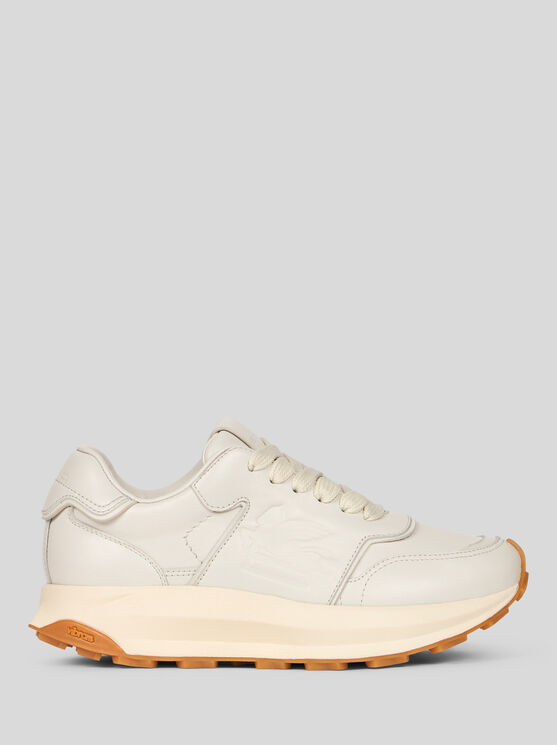 Etro , Running Sneakers With Pegaso, Woman, White, Size 39 In White