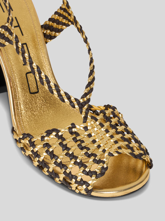 Etro Gewebte Sandalen 90mm
