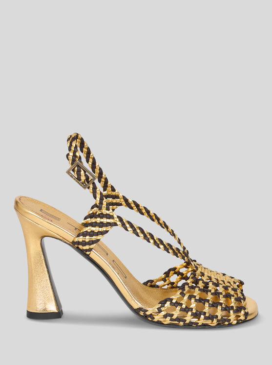 Etro Gewebte Sandalen 90mm