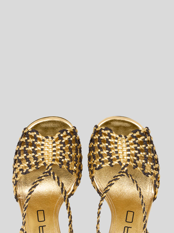 Etro Gewebte Sandalen 90mm