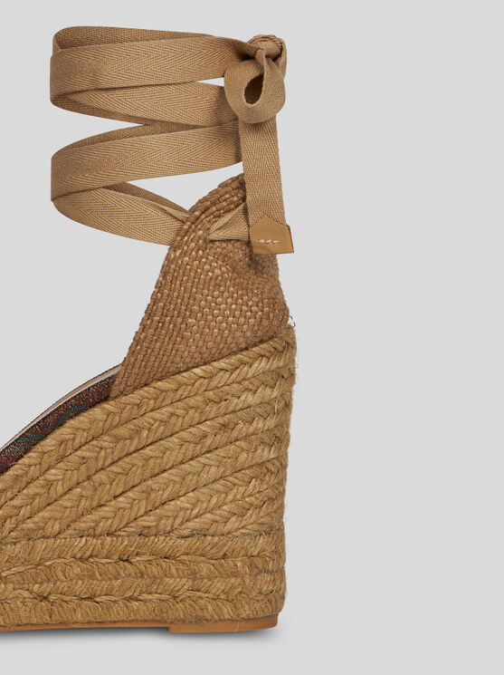 Etro Paisley Wedge Espadrilles